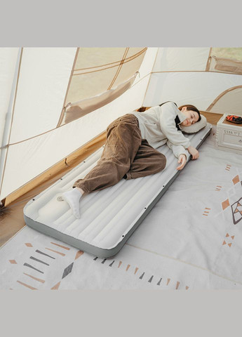 Матрас надувной одинарный CNK2450WS034, 95 мм, с мешком для надувания, белый. Naturehike (353505620)