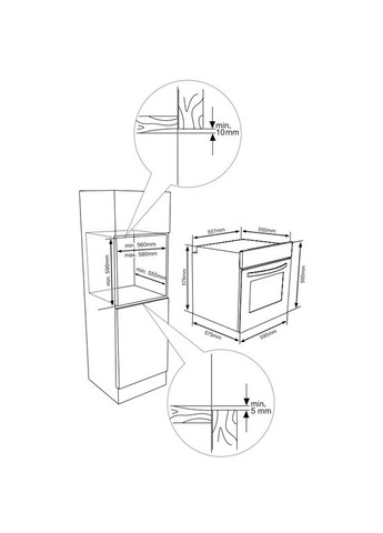 Духовой шкаф HBOV656G-IX HEINNER (306746827)