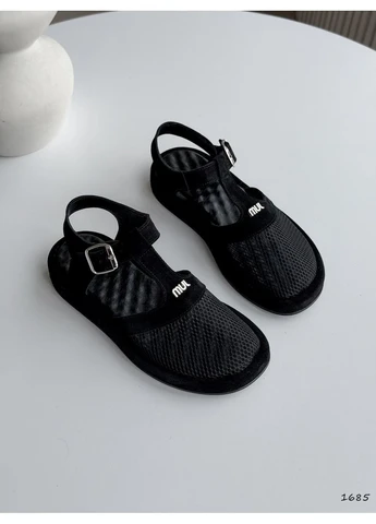 Чорні босоніжки No Brand (394396483)