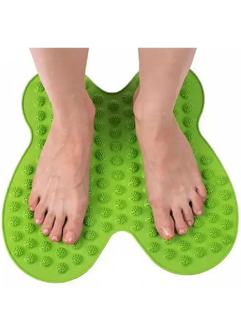 Рефлекторний масажний килимок із рельєфною поверхнею для розслаблення полегшення болю в ногах 35,5х37х1,5 см (479427-Prob) Unbranded (318555680)