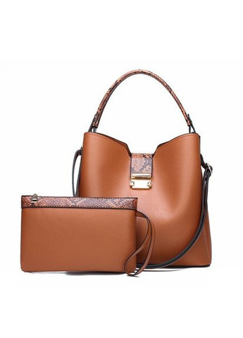 Комплект сумка и косметичка Dears Brown Italian Bags (290889030)