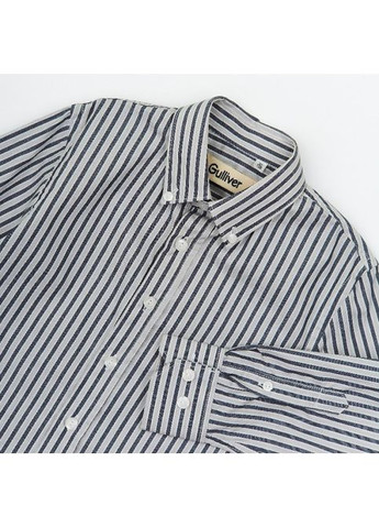 Серая повседневный рубашка Gulliver