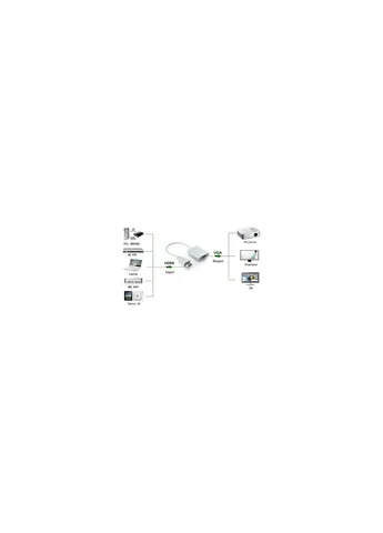Кабель ST-Lab HDMI male to VGA F (с кабелями аудио и питания от (268467835)
