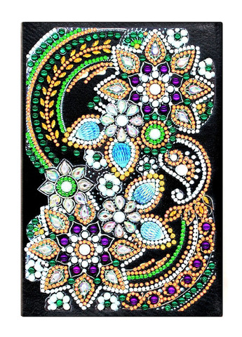 Блокнот Сделай сам с алмазной мозаикой Абстракция цветы No Brand 5938 (285714930)