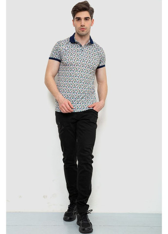 Цветная футболка-поло мужское с принтом, 214r7003 для мужчин Ager