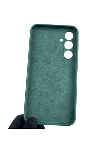 Чехол для Galaxy A35 5G (SM-A356B) силиконовый с микрофиброй нескользящий на самсунг а35 5г зеленый Samsung (366389320)