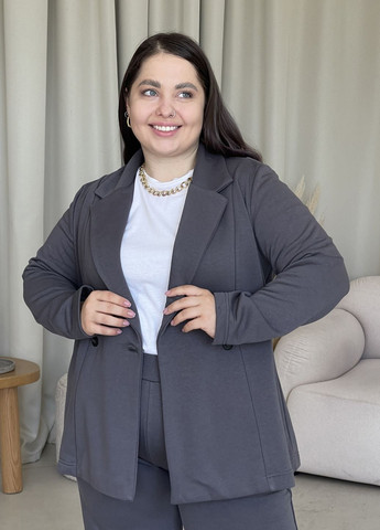 Жіночий трикотажний костюм з піджаком та широкими штанами Merlini Манарола (301577703)