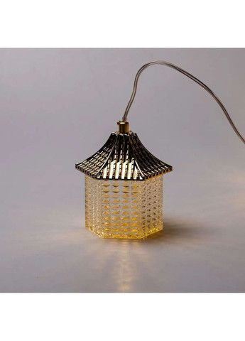 Гірлянда штора з фігурками Ліхтар 3 метри 6 ламп тепле жовте світло 6L3MLIG Jooki (362672699)