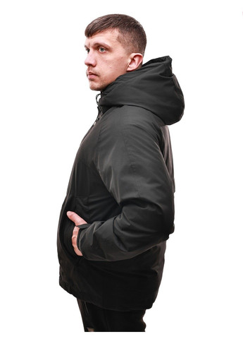 Чорна зимня куртка зимова чоловіча No Brand