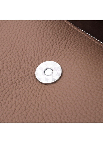 Женская сумка с геометрическим клапаном из натуральной кожи 22630 Коричневая Vintage (297956958)