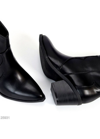 Осенние ботинки казаки No Brand из искусственной кожи