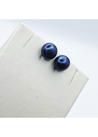 Сережки-пусети срібні з перлами 1,9 г No Brand (369736849)