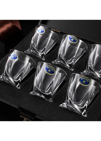 Подарочный набор 6 стопок Quadro Bohemia (364550611)