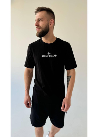 Черная футболка цвет черный No Brand