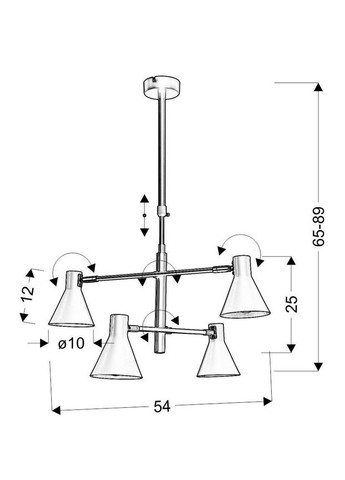 Люстра LESS (34-72689) Candellux (361313144)