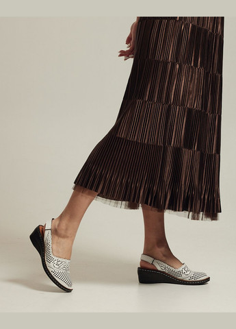 Phany Туфли летние перфорированные белые кожа белый з натуральная кожа, — лето (293056578)