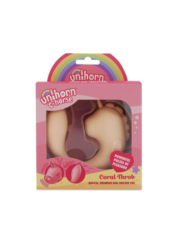 Вібратор-єдиноріжка – C Horse – Coral Throb, вагінально-кліторальна стимуляція, 2 мотори по 10 режимів Unihorn (369624911)