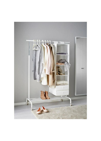 Вішалка для одягу ІКЕА RIGGA білий (50231630) IKEA (267901148)