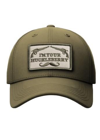 Набор шевронов 2 шт. с липучкой I am your Huckleberry 5x8 см хаки вышитый патч шеврон нашивка IDEIA (316131995)