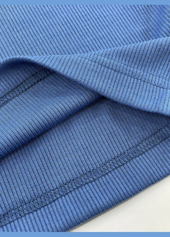 Синя літня кроп-топ для дівчинки Mevis