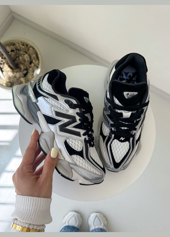 Кросівки жіночі New Balance 9060 x Shoe Palace Metallic | Нью Беланс 9060 срібні No Brand срібні демісезони (347640466)
