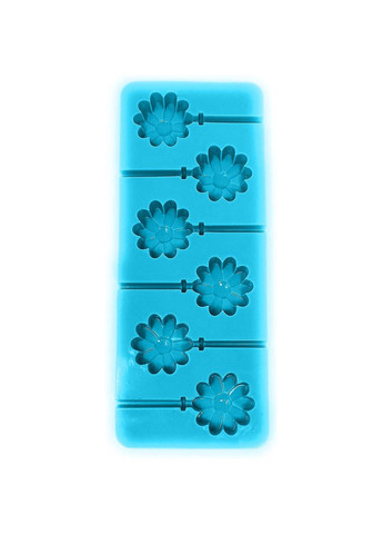 Силіконова форма для льодяників і цукерок на паличці "Квітка" Kitchen Master (338656781)