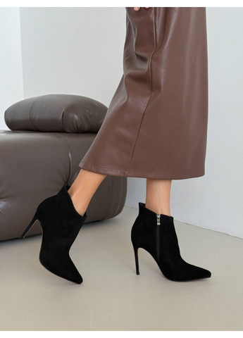 Черные демисезонная демисезонные ботильоны No Brand