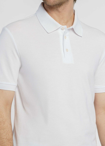 Белая футболка-поло мужское белое для мужчин Arber