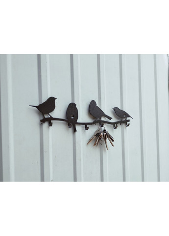 Ключниця з металу Птахи на гілці No Brand (368896314)
