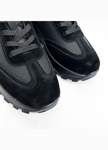 Чорні всесезонні кросівки (р) шкіра/замша 0-1-1-obj-a-1-603 Lifexpert