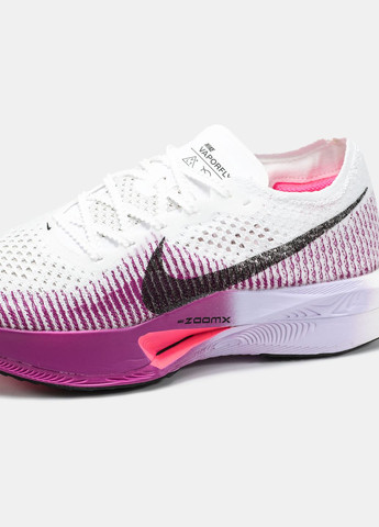 Кроссовки женские Nike Air ZoomX VaporFly 3 White Purple Black | Найк Аир Зум ВапорФлай 3 белые фиолетовые No Brand фиолетовые демисезоны (332770676)