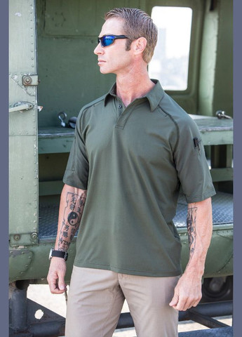 Футболка Поло тактична з коротким рукавом 5.11 RAPID PERFORMANCE POLO - SHORT SLEEVE Silver Tan 5.11 Tactical (315822095)