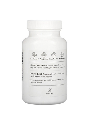 Вітаміни та мінерали Magnesium Citramate, 90 капсул Thorne Research (293420887)