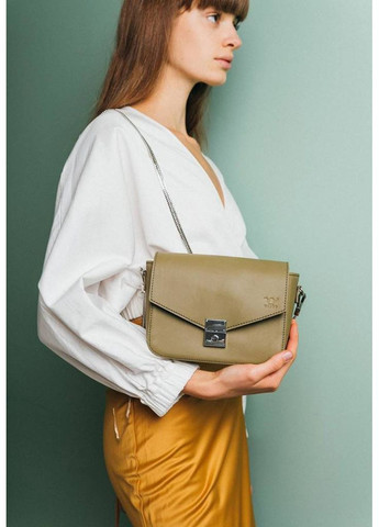 Жіноча шкіряна сумочка Yoko оливкова The Wings (348358713)