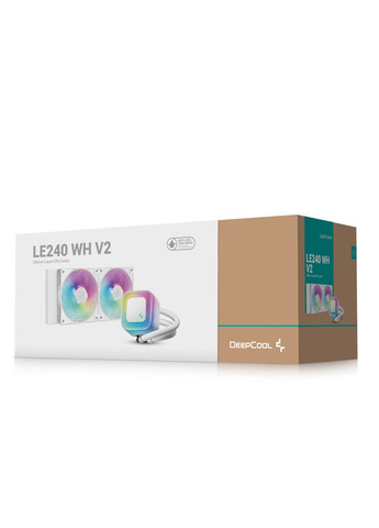 Система водяного охлаждения LE240 WH V2 (R-LE240-WHAMMN-G-2) DeepCool (342331237)