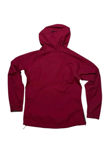 Бордовая демисезонная куртка женская outdoor трекинговая мембрана на утяжках бордового цвета в поход не промокает No Brand Foray 1 Gore-tex