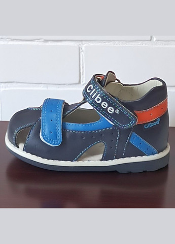 Закриті босоніжки ортопедичні сандалії на липучках для хлопчика Клібі Clibee (334305321)