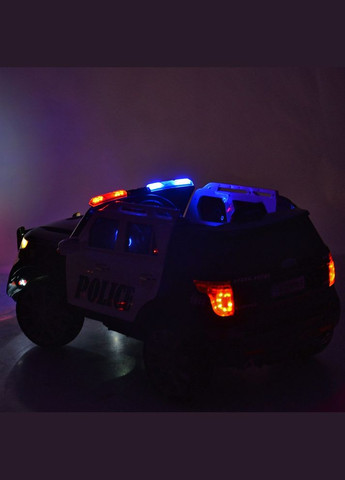 Детский Джип Ford Police Racer M 3259EBLR-1-2 со световыми эффектами. Черно-белый Bambi (293058676)