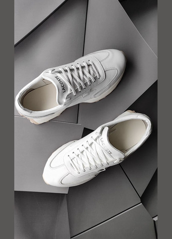 Белые всесезонные женские кроссовки лакоста (lacosta) белые 36-41 No Brand