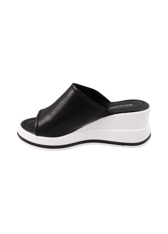 Шльопанці жіночі чорні натуральна шкіра Renzoni 1080-24LSHC (290983955)