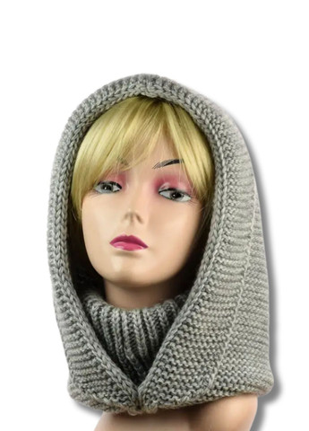 -капюшон з коміром в'язаний - Анжеліка. No Brand Жіночий капор (363019856)