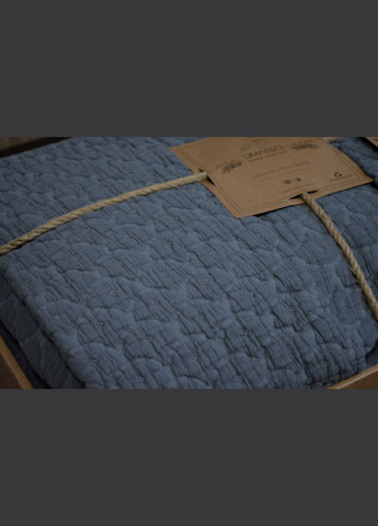 Покривало з наволочками 240×260 см. Ambiance Темно-сіре Limasso (318382436)