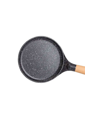 Алюмінієва млинна сковорода з мармуровим антипригарним покриттям Ø 20 см, товсте дно MGC Black HP-4-426B Jooki (358706002)
