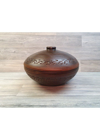 Горщик для запікання 3 л., з червоної глини No Brand (329722673)