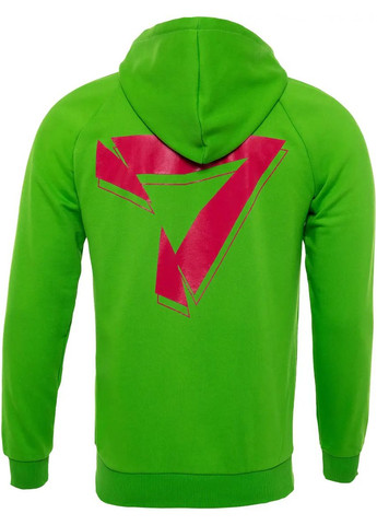 Зелена реглан hoodie graded logo lime global lime Select
