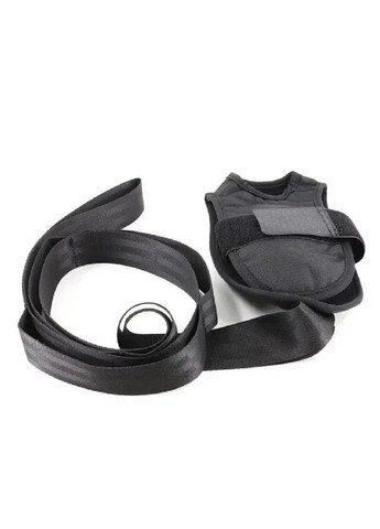 Ремень эспандер с фиксатором для стопы для растяжки фитнеса тренировок упражнений 8 петель 120 см (478845-Prob) Unbranded (313931269)