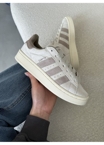 КРОСІВКИ ЖІНОЧІ ADIDAS CAMPUS 00S BEIGE / BROWN АДІДАС КАМПУС No Brand бежеві демісезони (368855106)