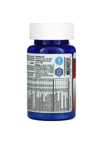 Мультивитамины для детей, Complete Multi Children's, Trace Minerals, со вкусом дикой вишни, 60 жевательных вафель Trace Minerals Research (391669812)