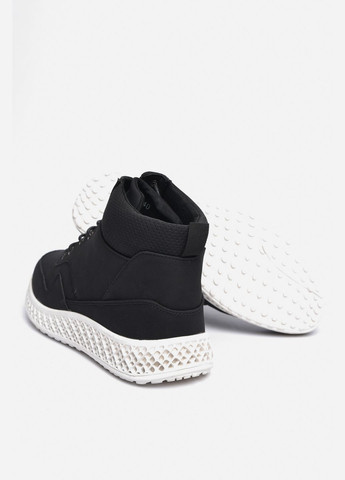 Черные осенние ботинки мужские демисезонные черного цвета Let's Shop