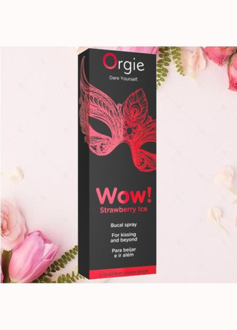Спрей для орального секса "WOW! Strawberry Ice" 10 мл Orgie (301210796)